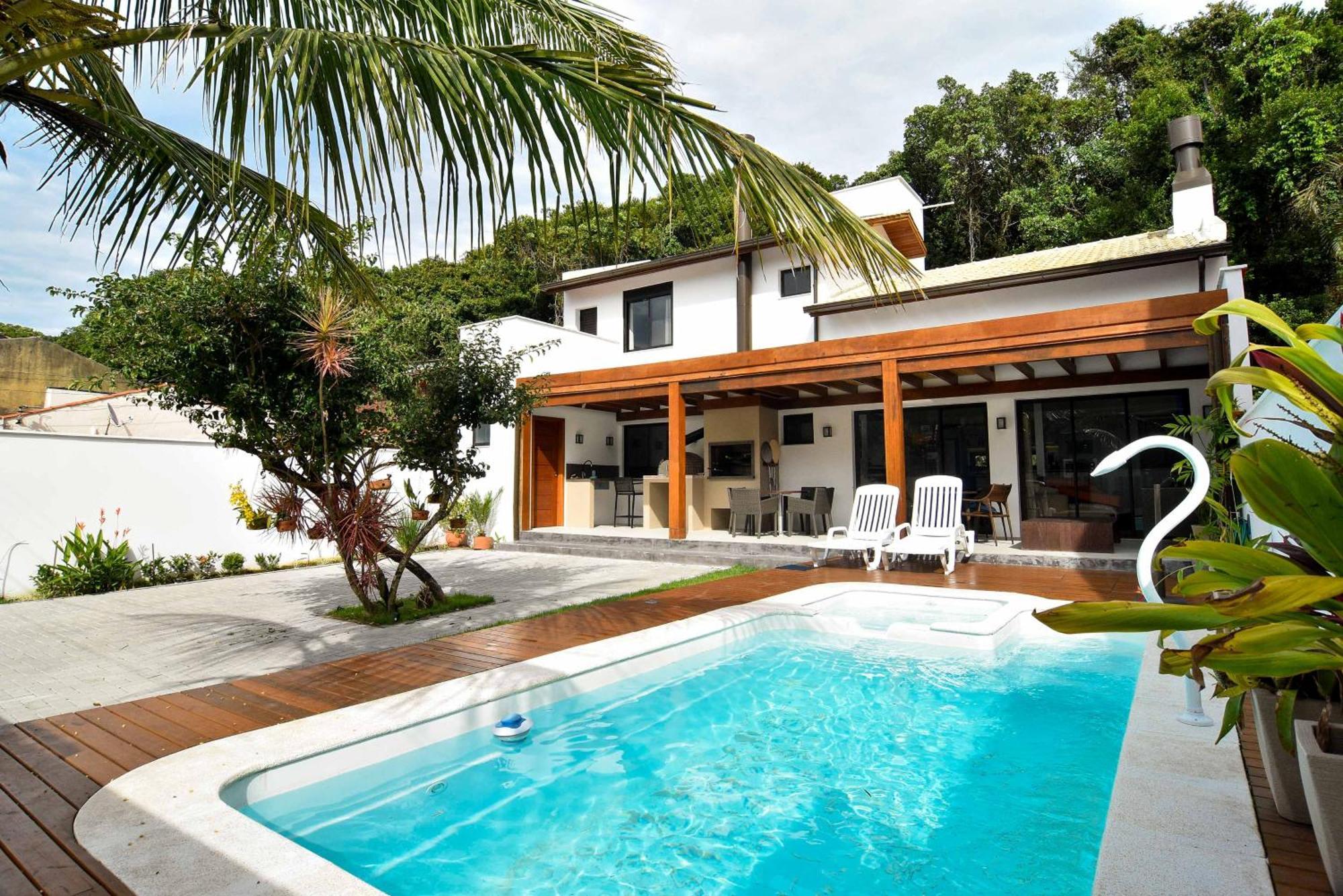 Casa C/ Piscina A 250M Da Lagoa Da Conceicao P2211 Florianopolis Exterior photo